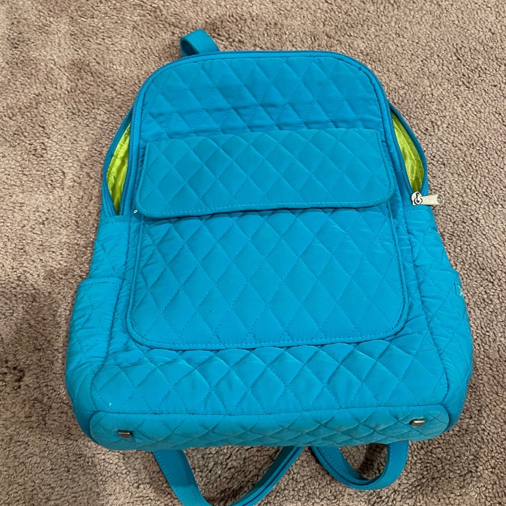 Vera Bradley Teal Backpack circa late 90’s